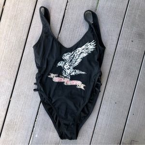 Black One piece swimsuit